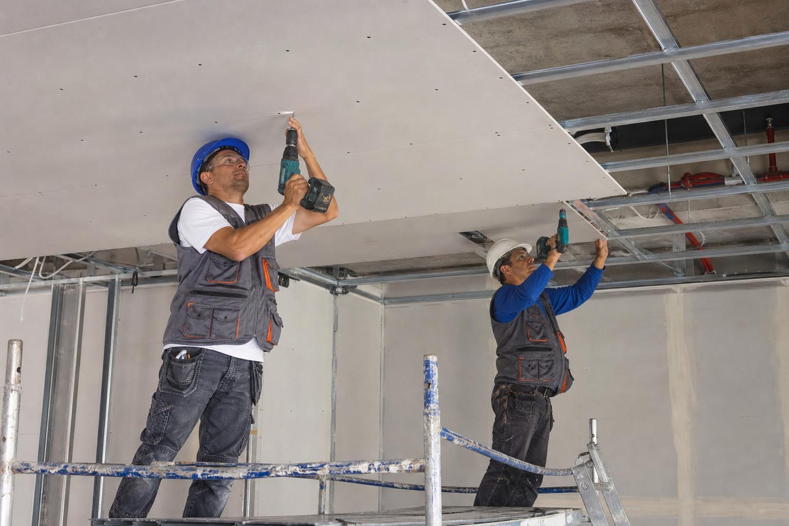 Montaggio controsoffitto